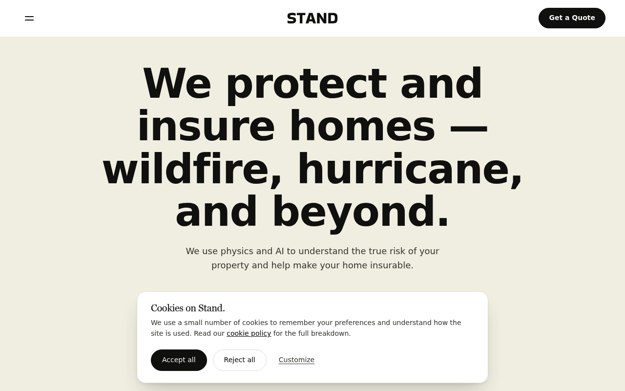 STAND website