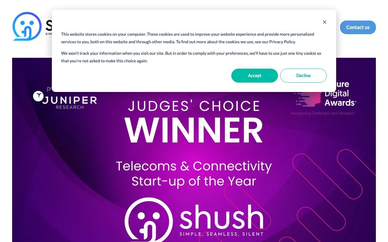 Shush website