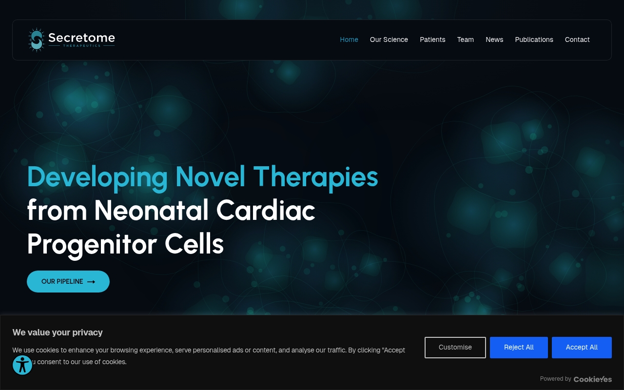 Secretome Therapeutics website