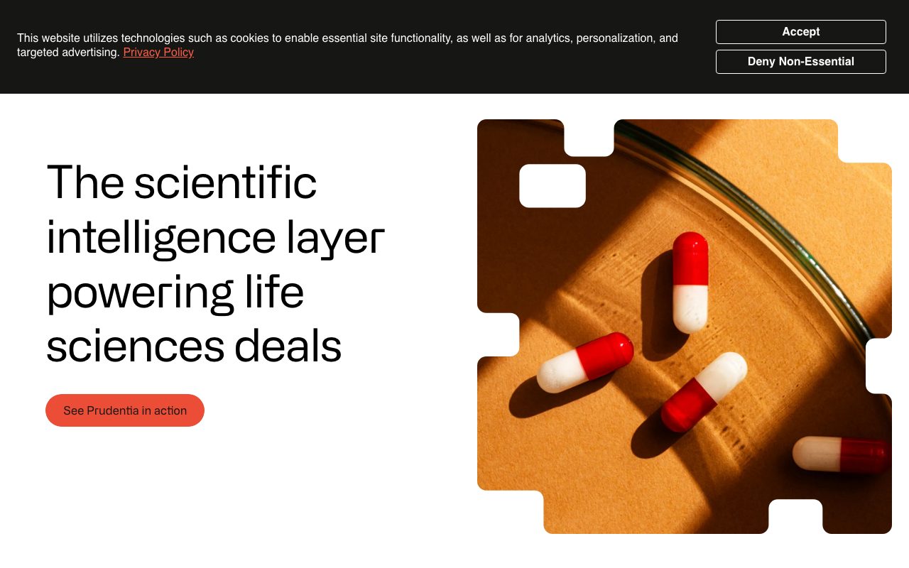 Prudentia Sciences website