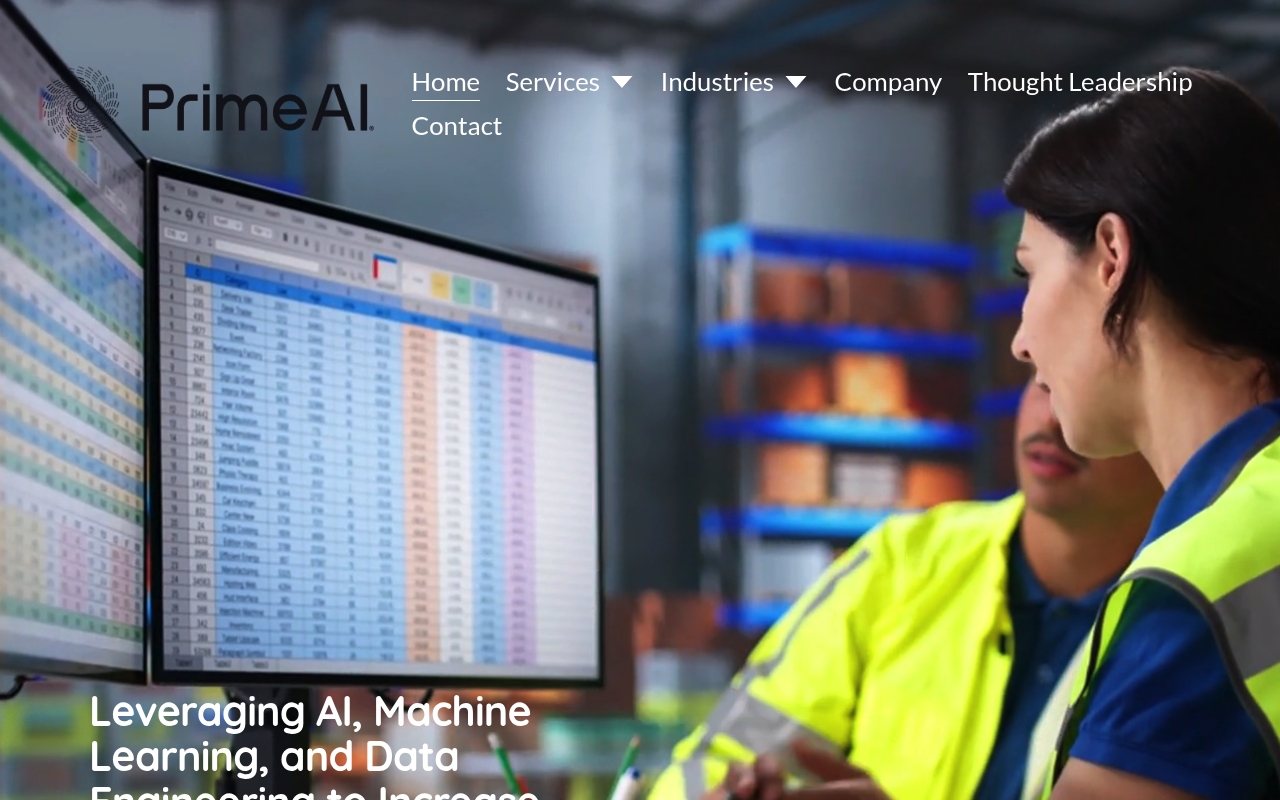 PrimeAI website