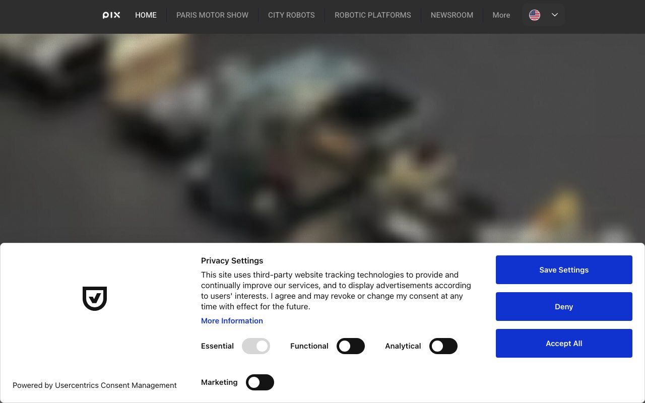 PIX Moving website