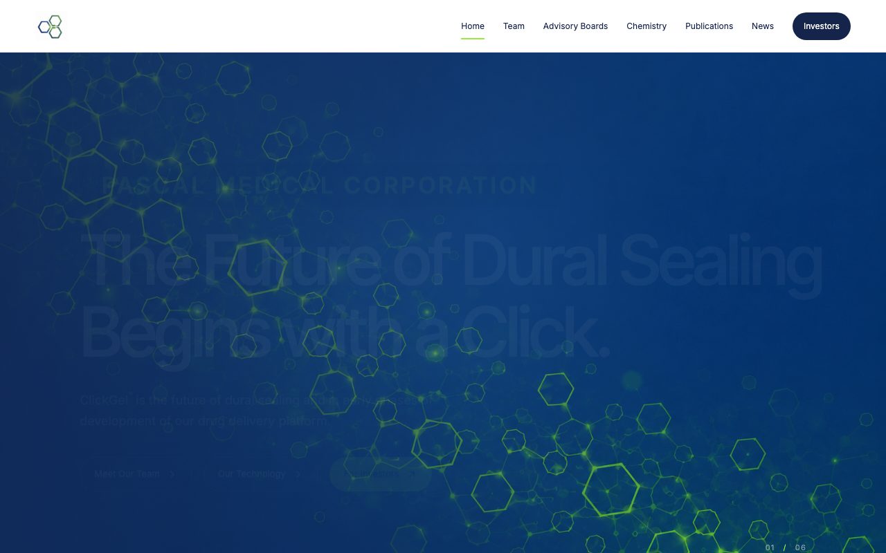 Pascal Medical website