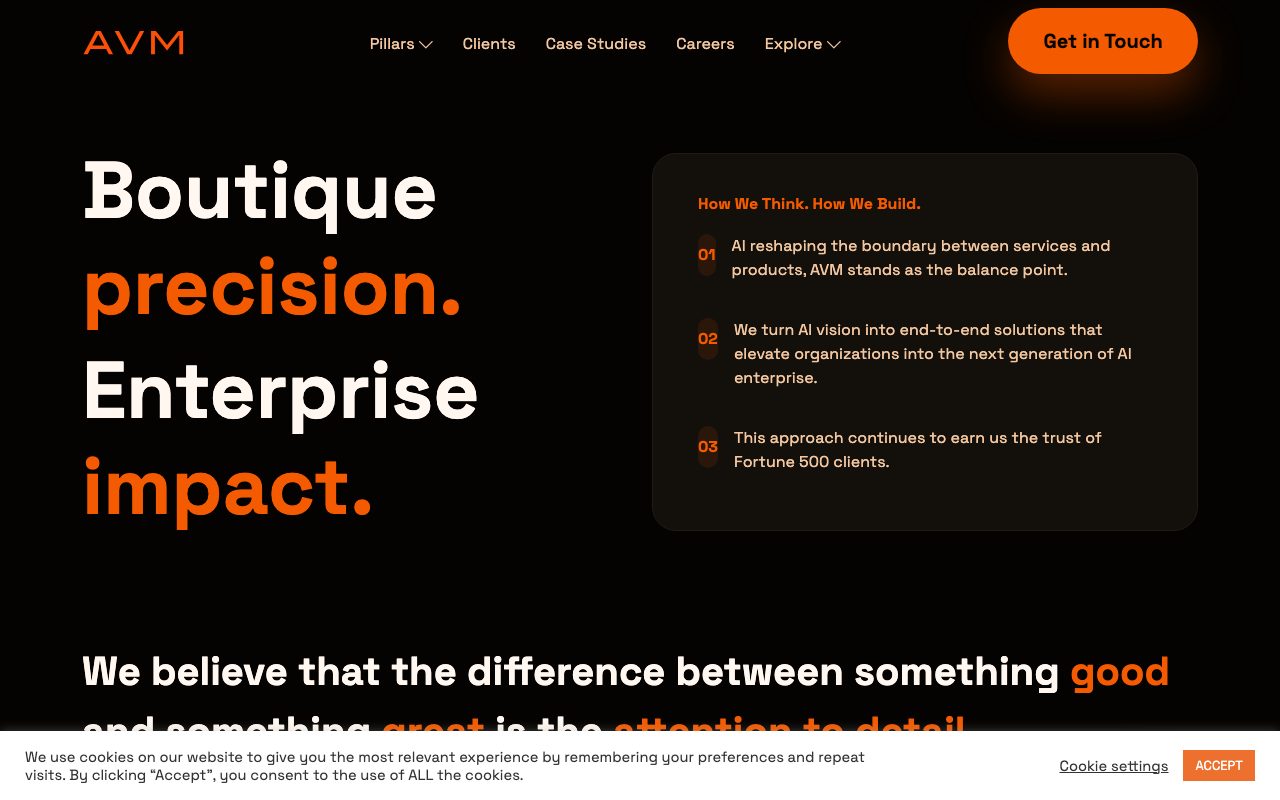 AVM Consulting Inc website