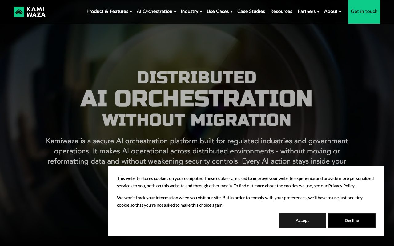 KamiwazaAI website