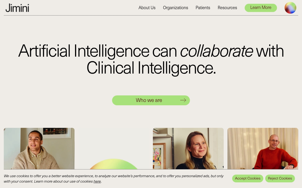 Jimini Health website