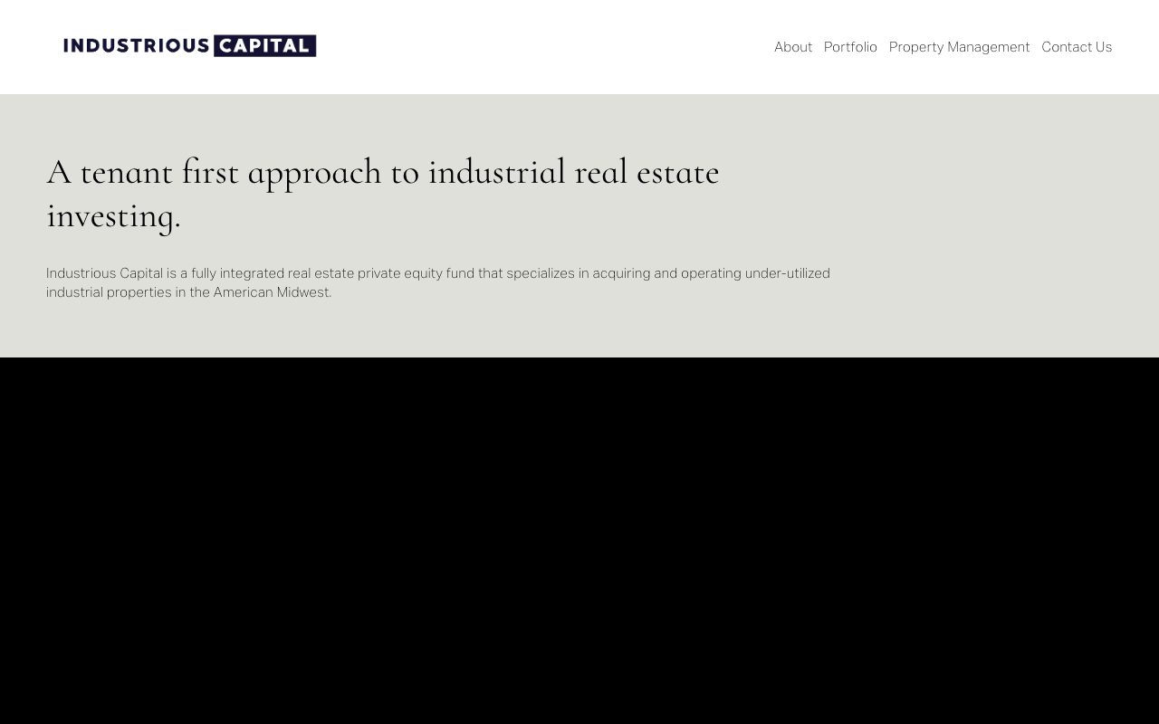 Industrious Capital website