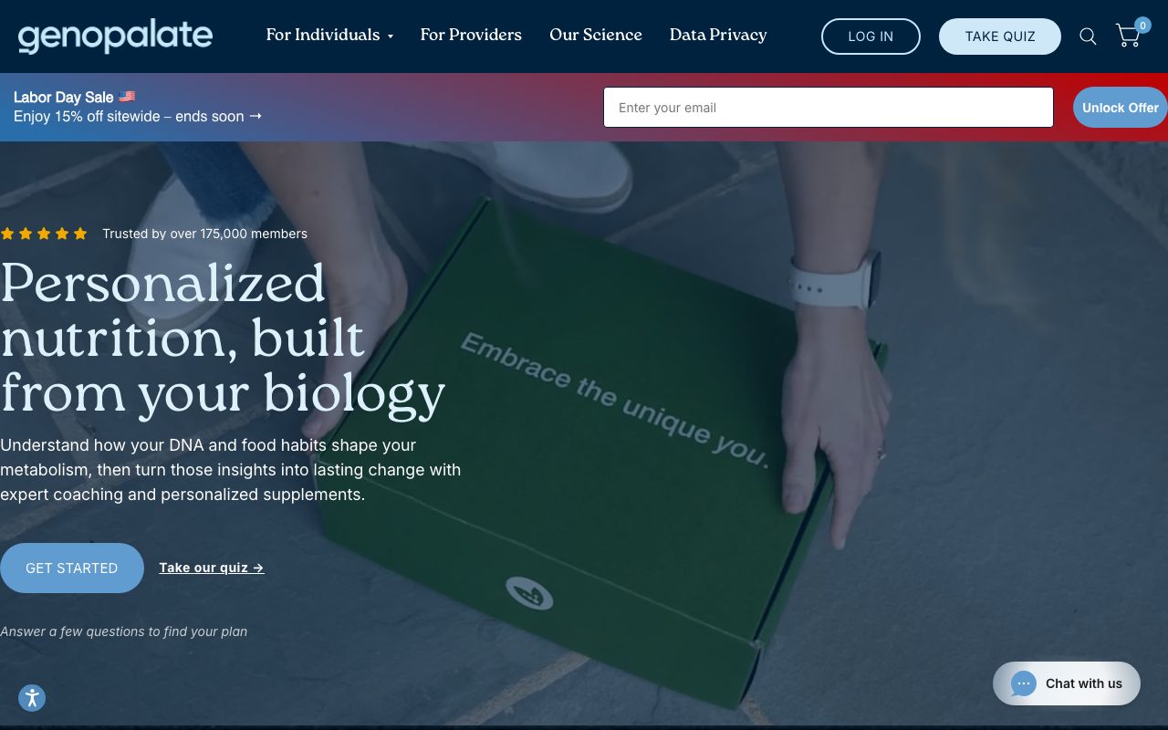 GenoPalate website