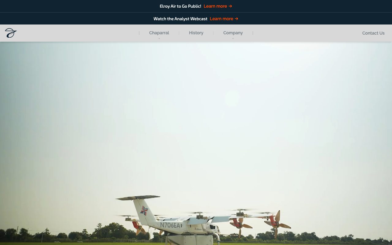 Elroy Air website
