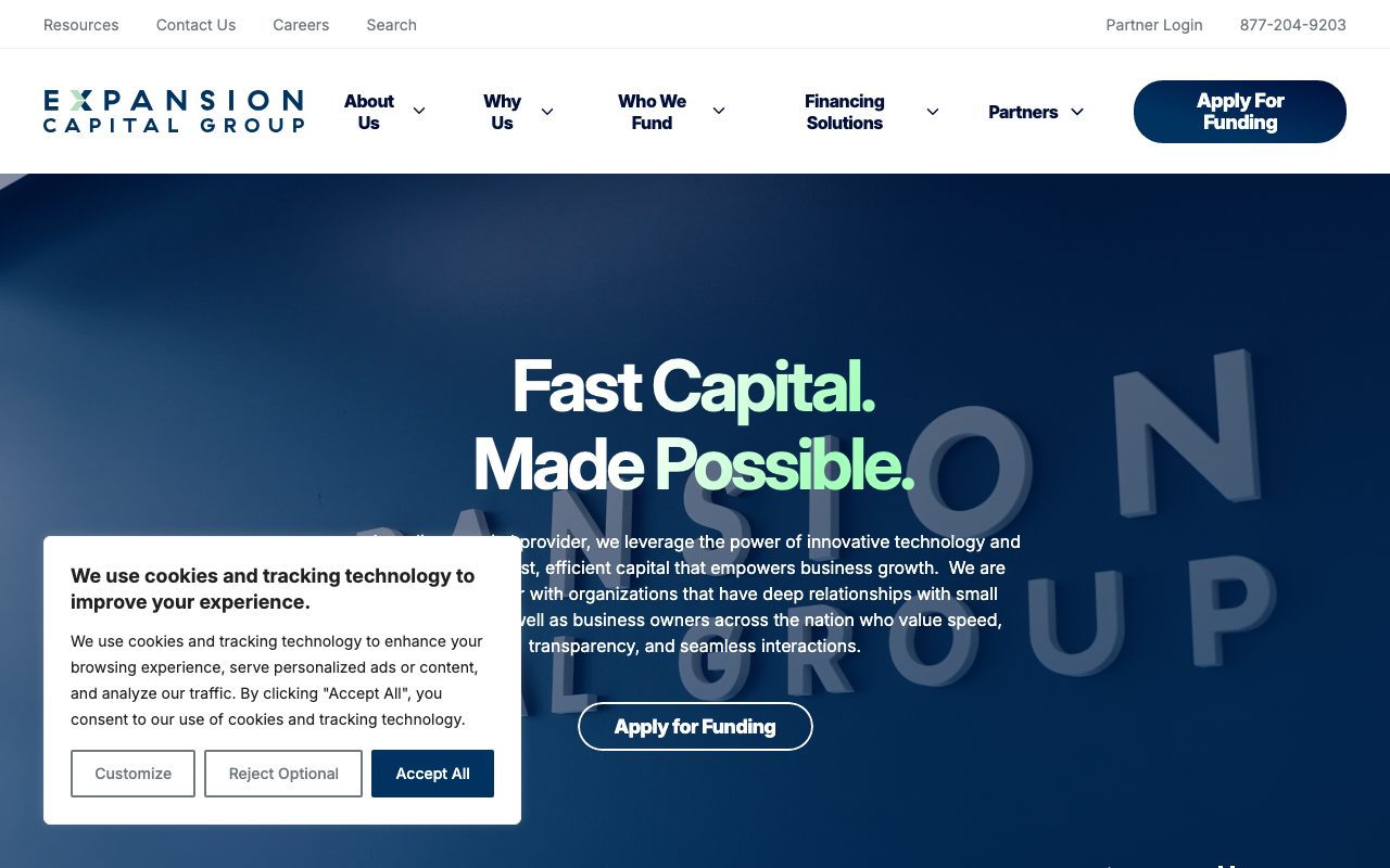 Expansion Capital Group website