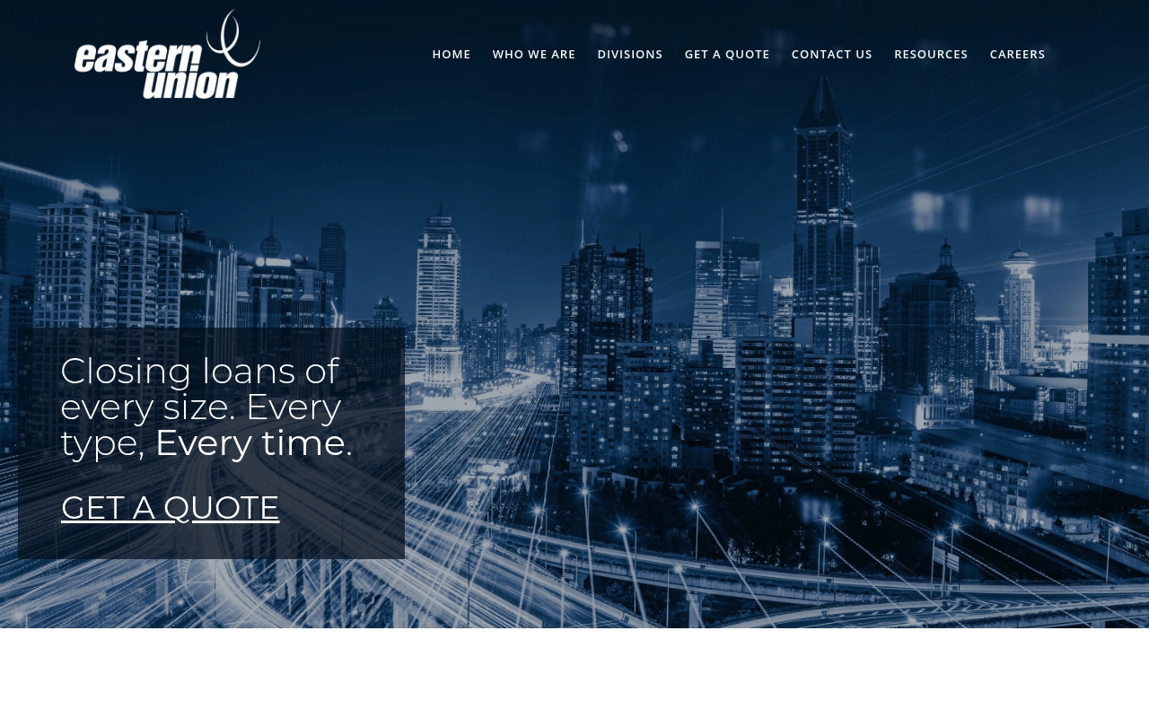 Eastern Union website