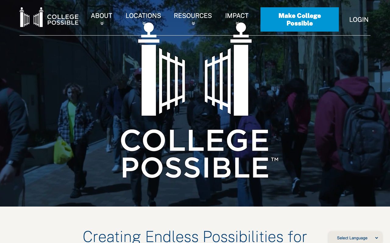 College Possible website