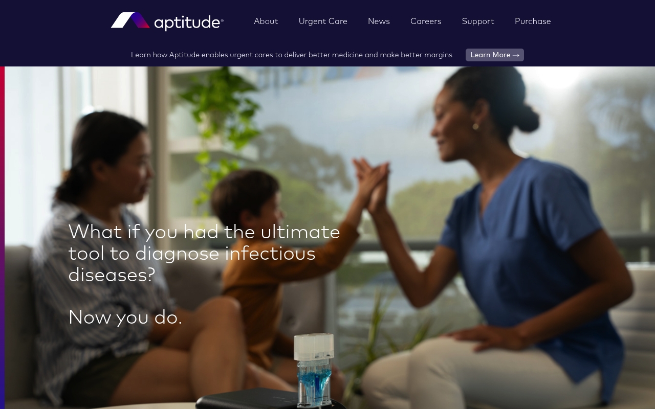 Aptitude Medical Systems website