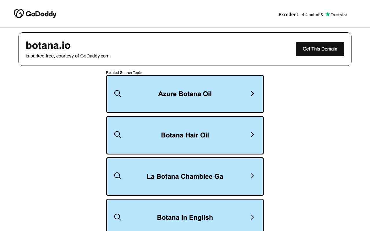 Botana website