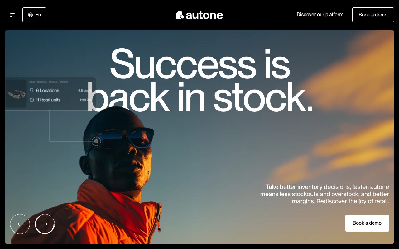 Autone website