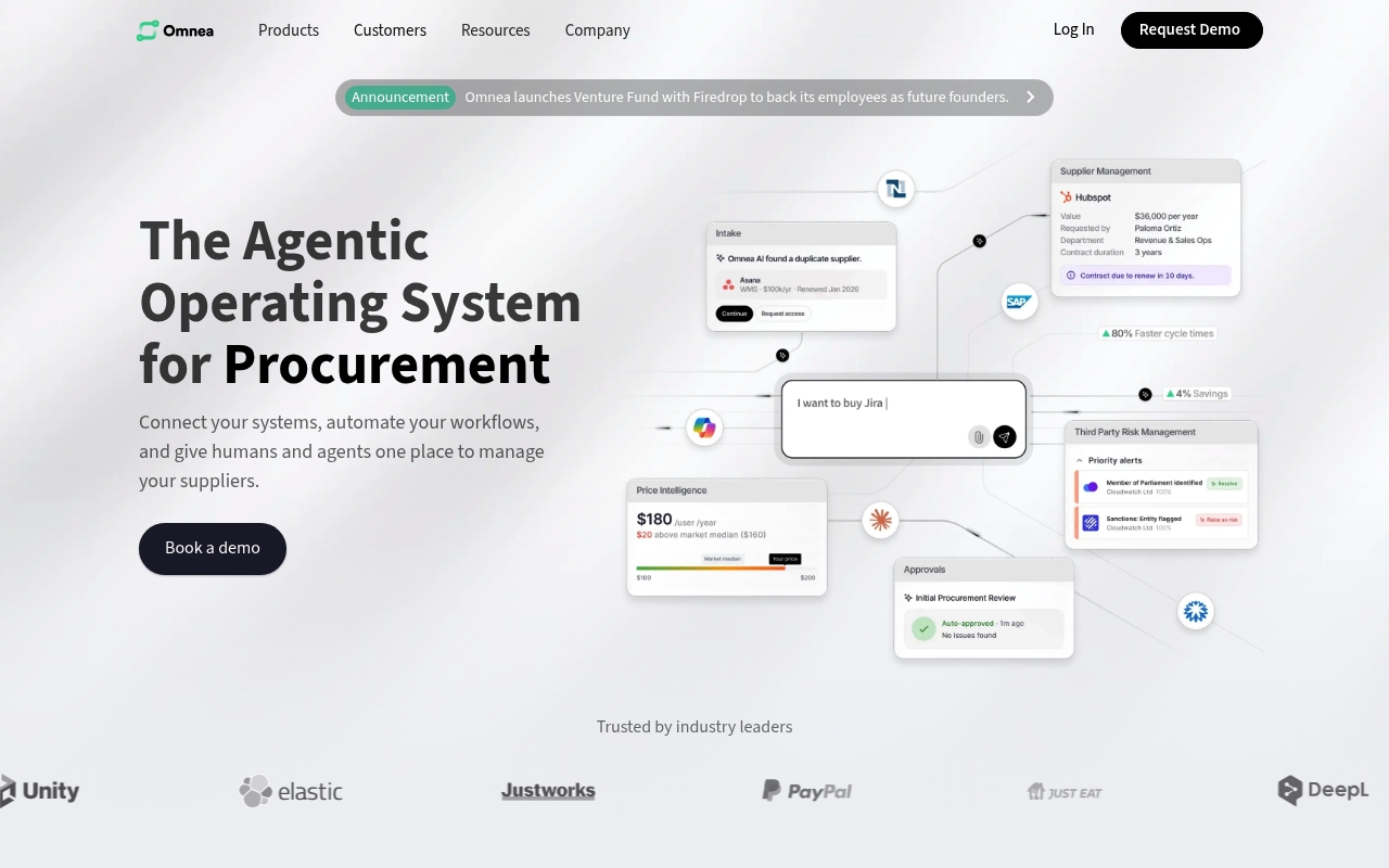 Omnea website