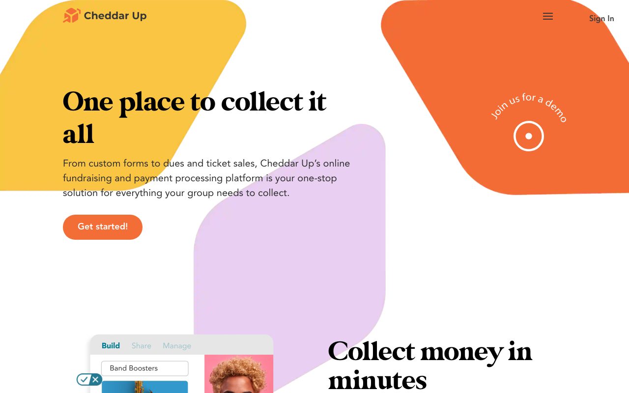 Cheddar Up website