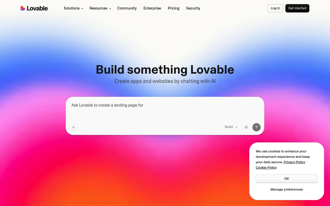 Lovable website