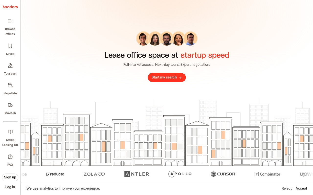 Tandem website