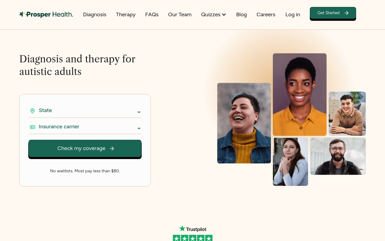 Prosper Health website