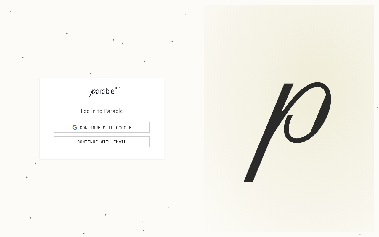 Parable website