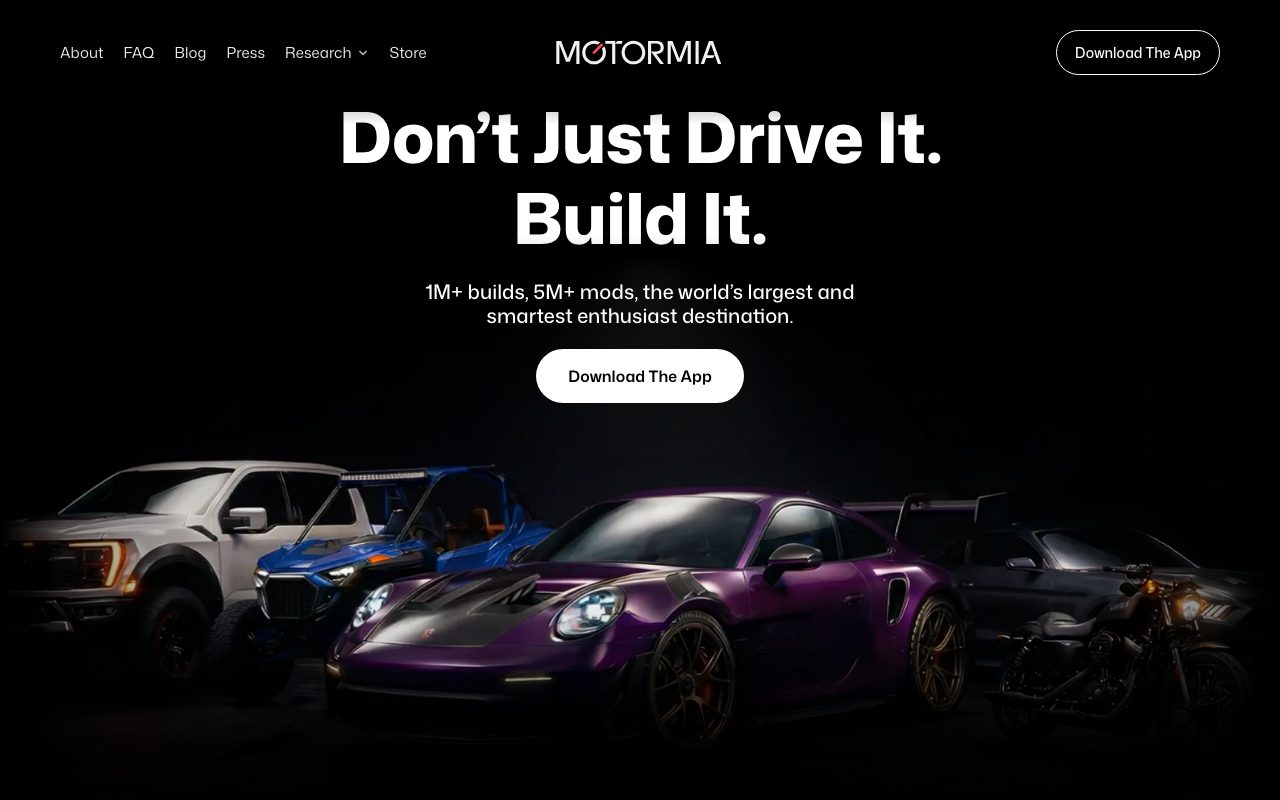 MOTORMIA website
