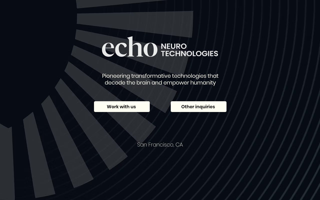 Echo Neurotechnologies website