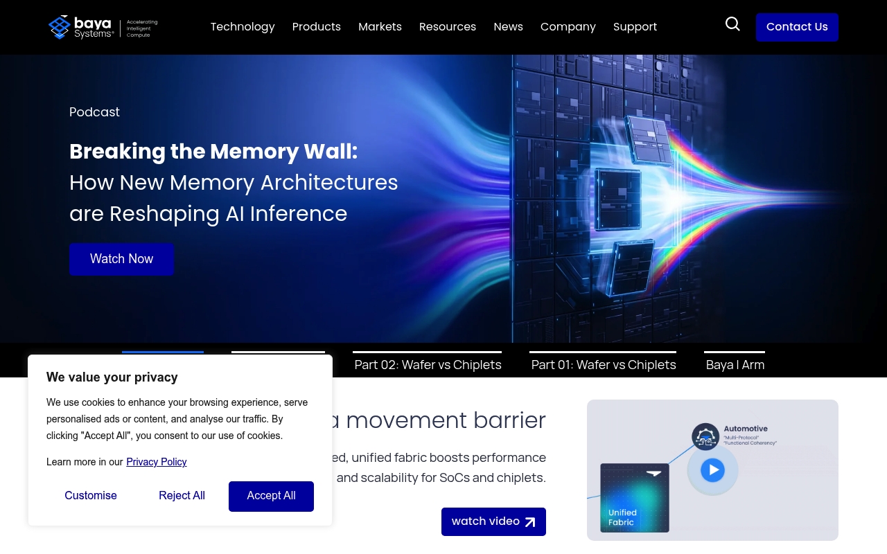 Baya Systems website