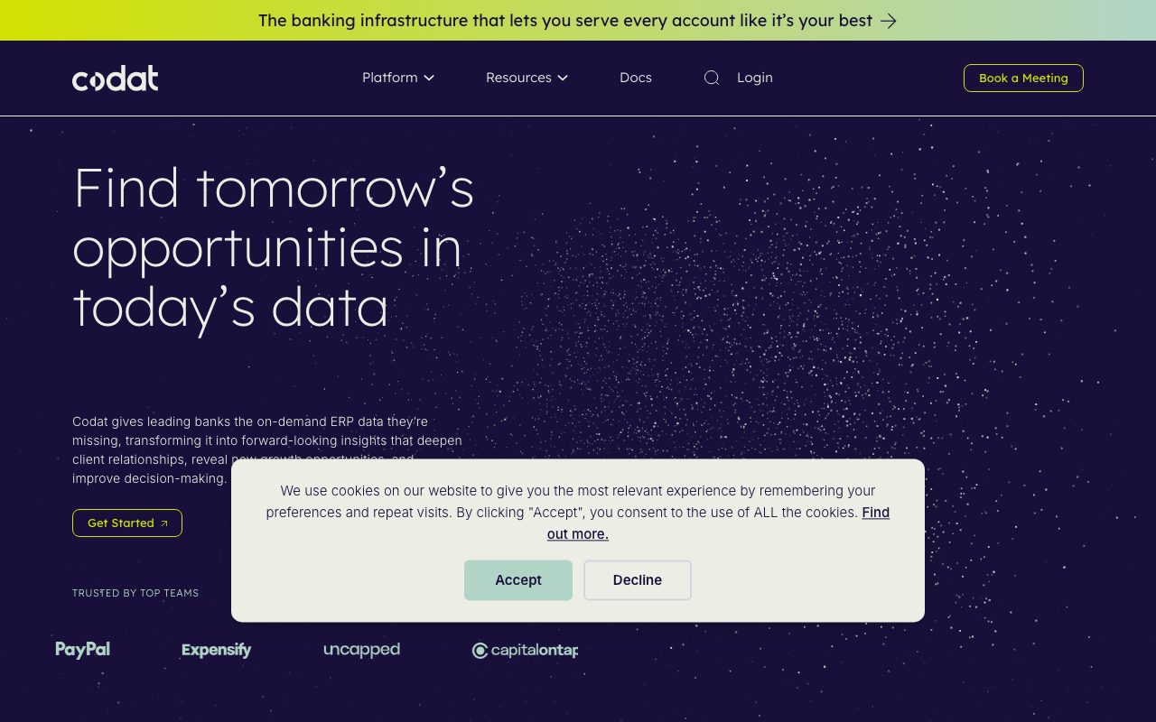Codat website