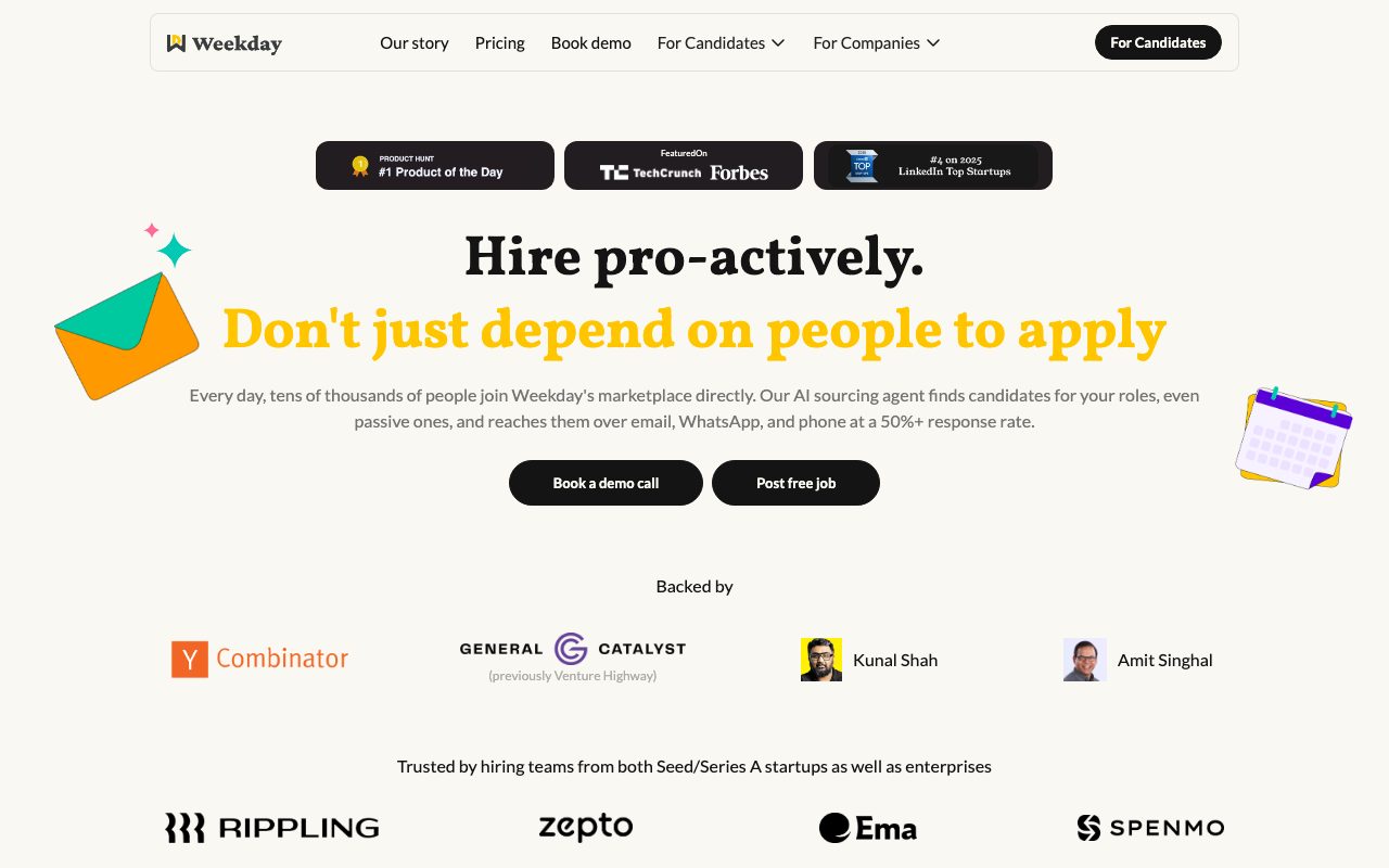 Weekday website