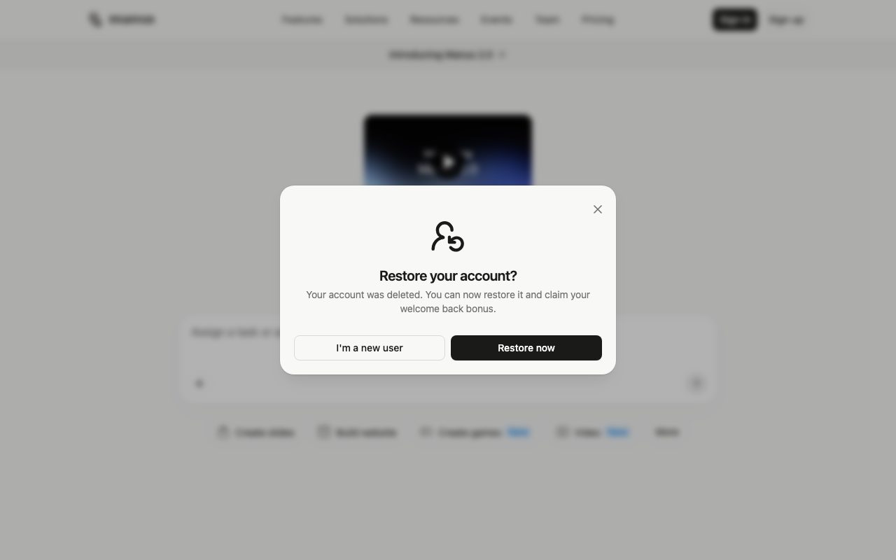 Manus website