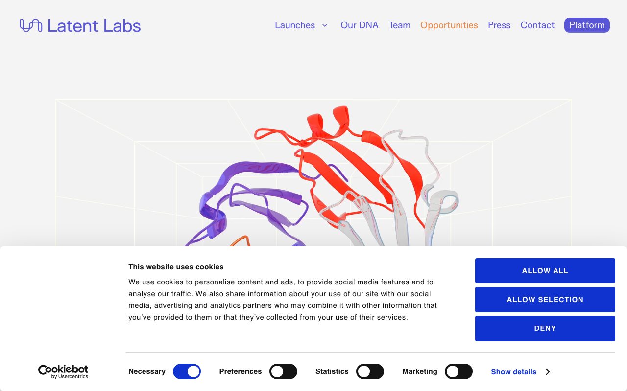 Latent Labs website