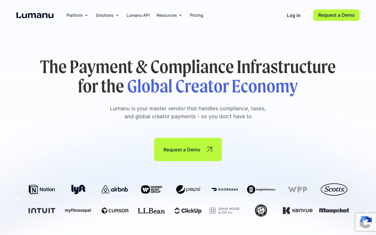 Lumanu website
