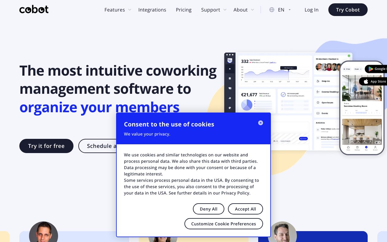 Cobot website