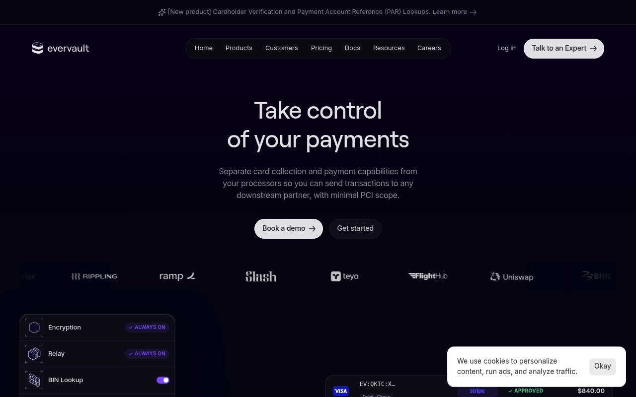 Evervault website