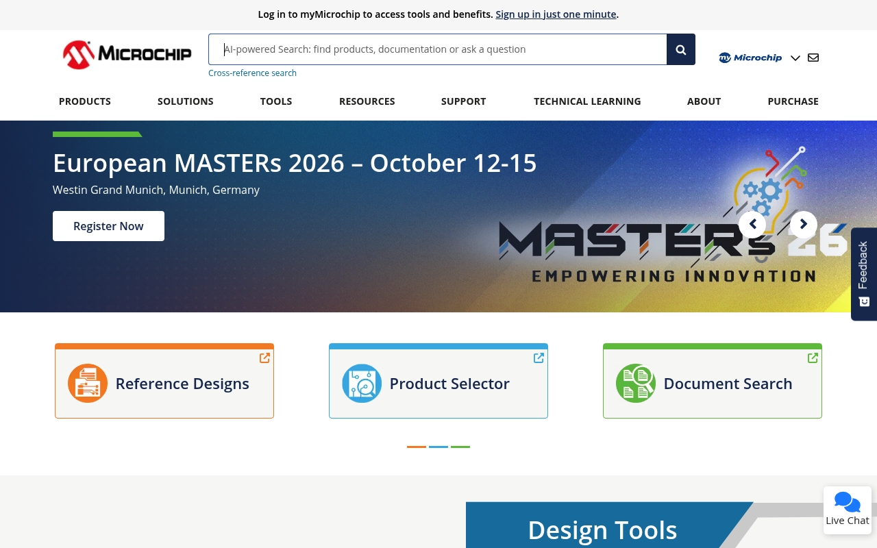 Microchip Technology website