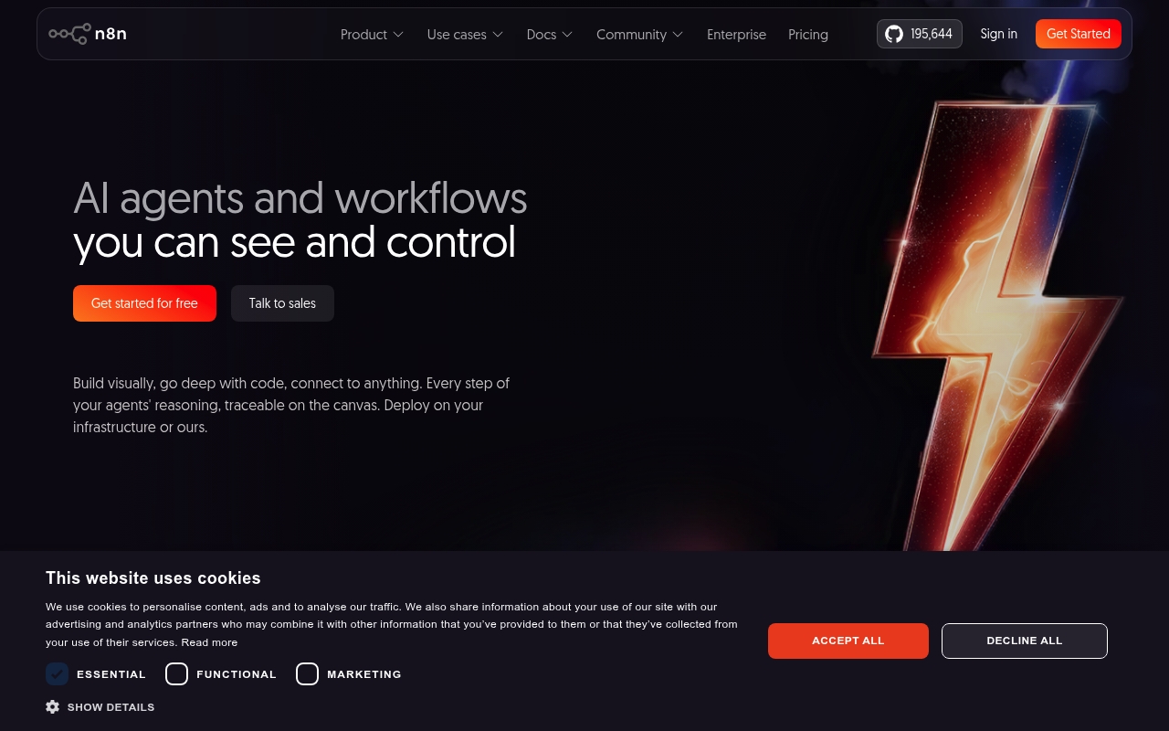 N8n website