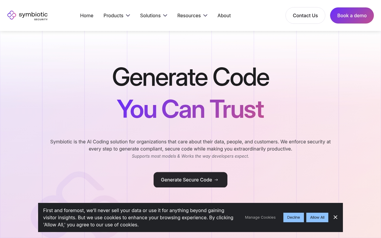 Symbiotic Security website