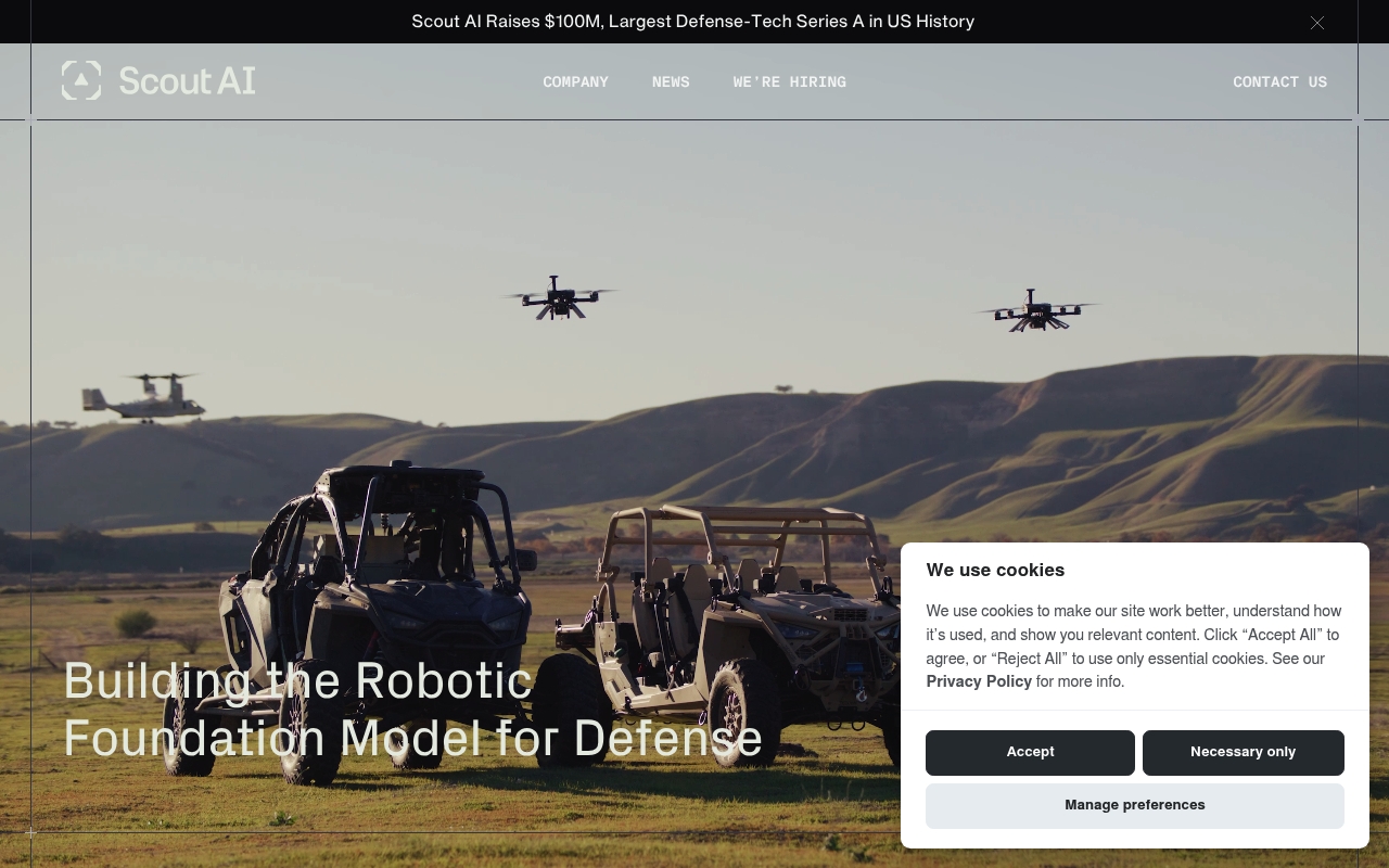 Scout AI website