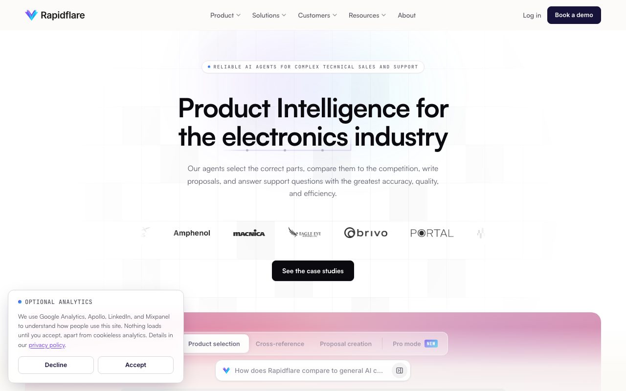 Rapidflare website