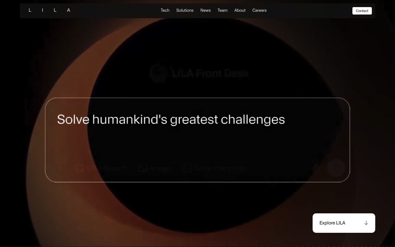Lila Sciences website