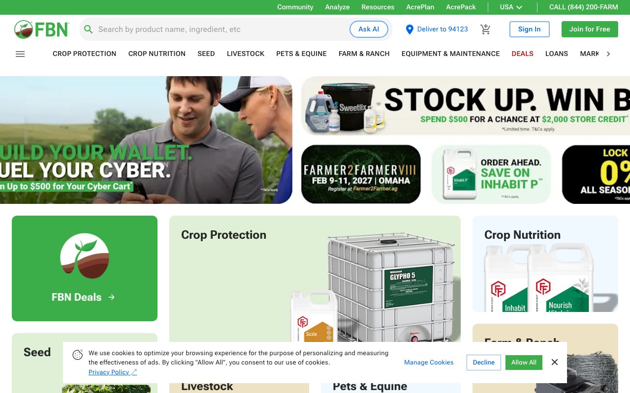 Farmers Business Network website