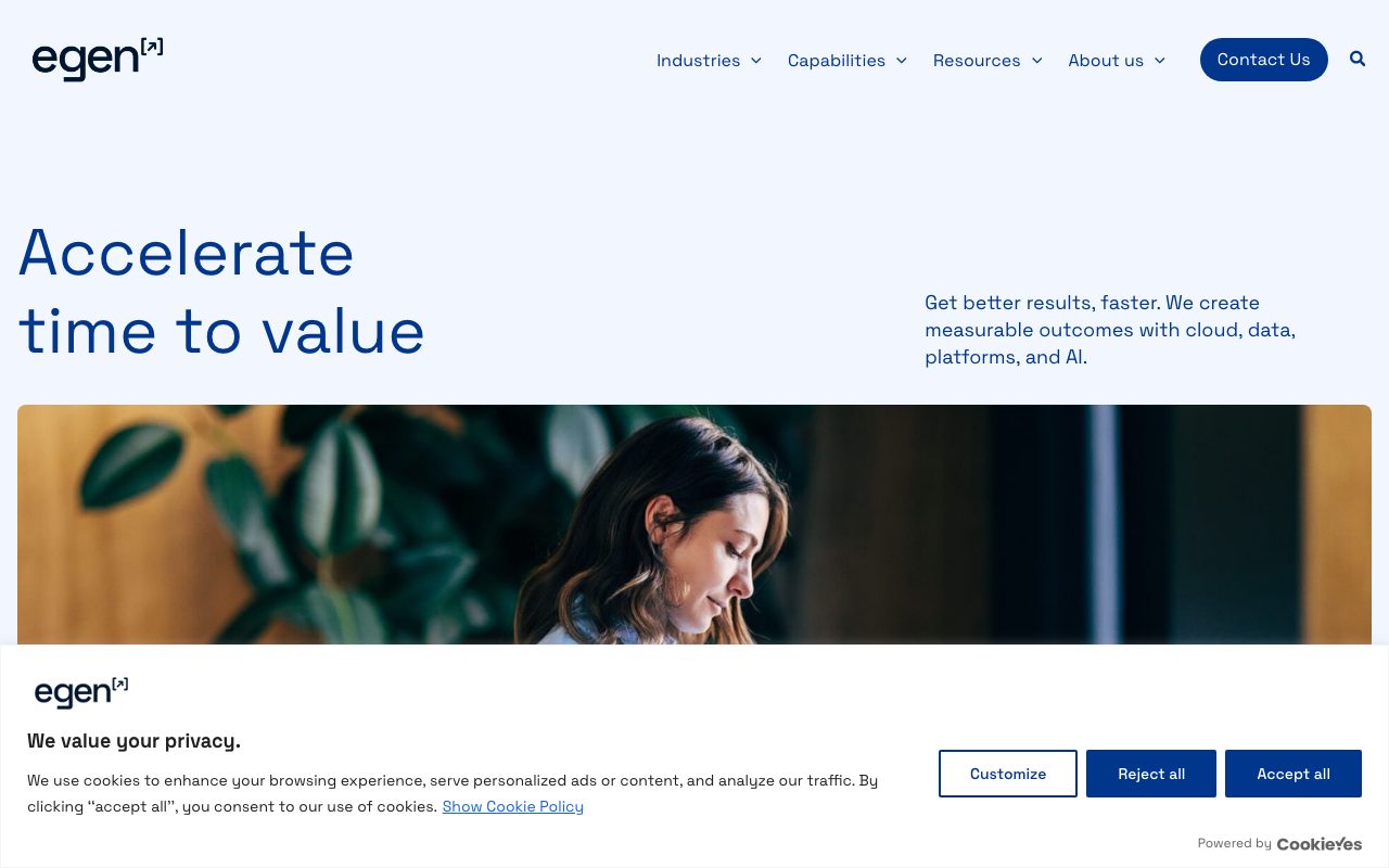 Egen website