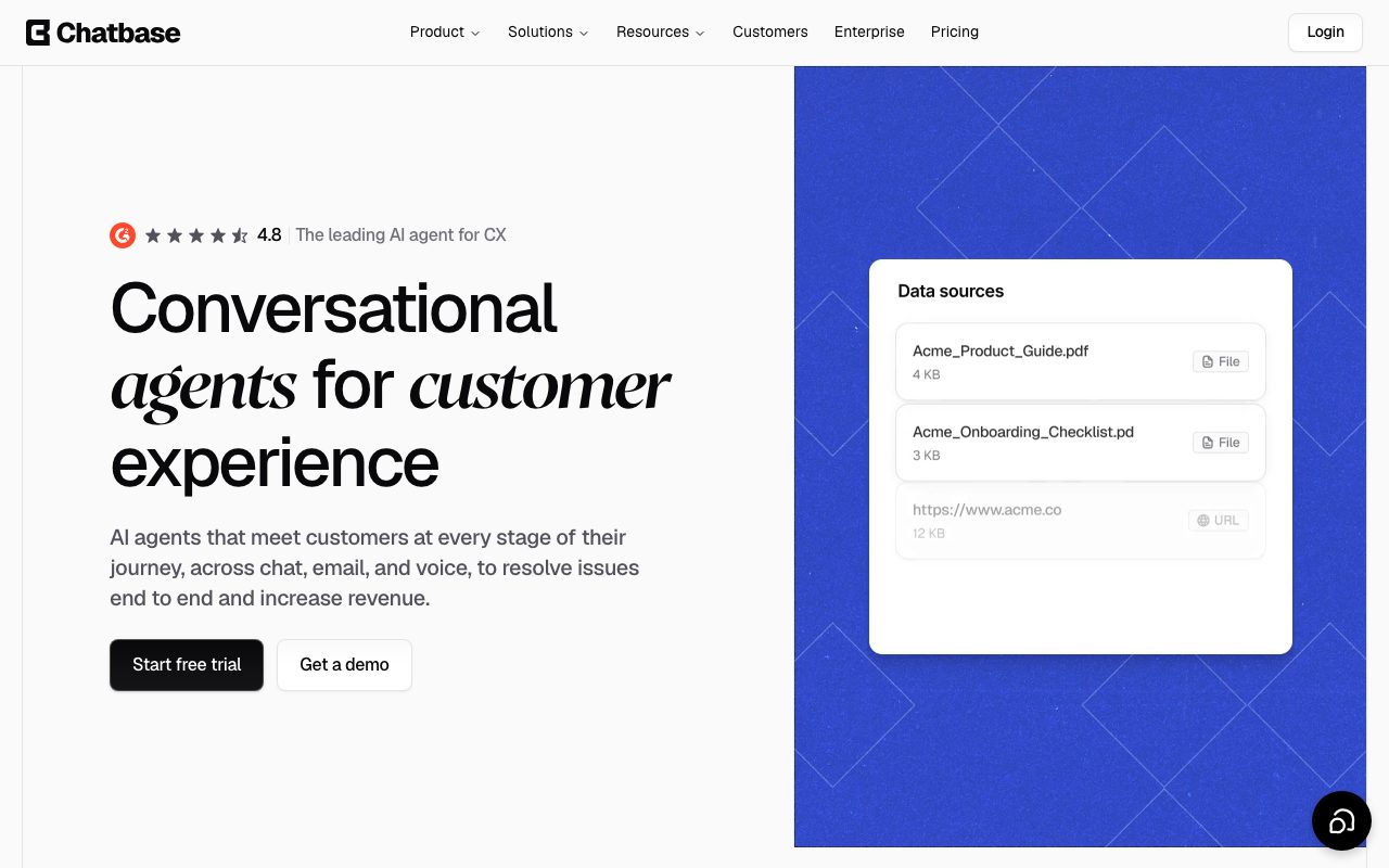 Chatbase website