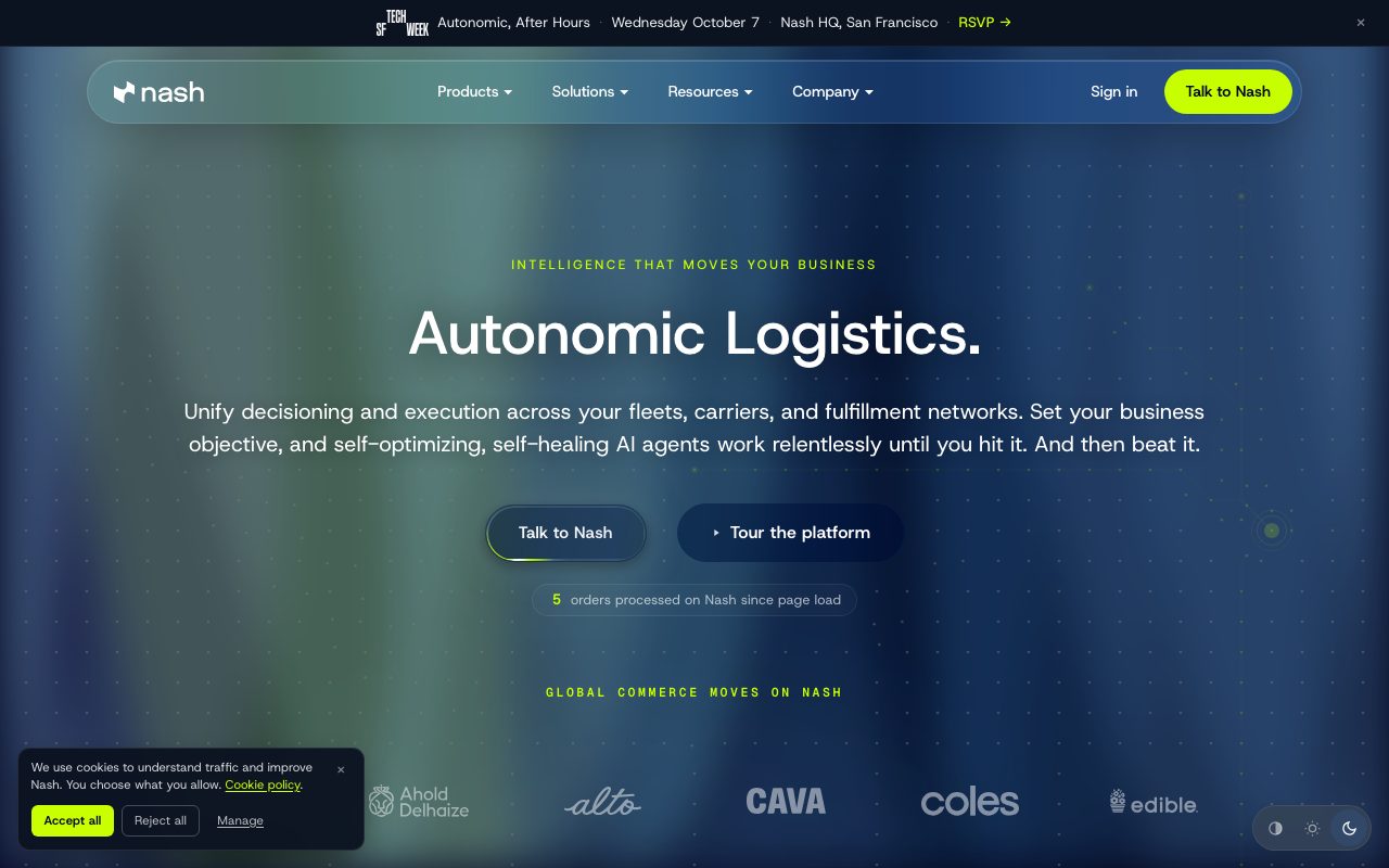 Nash website