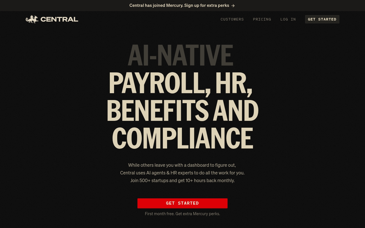 Central website