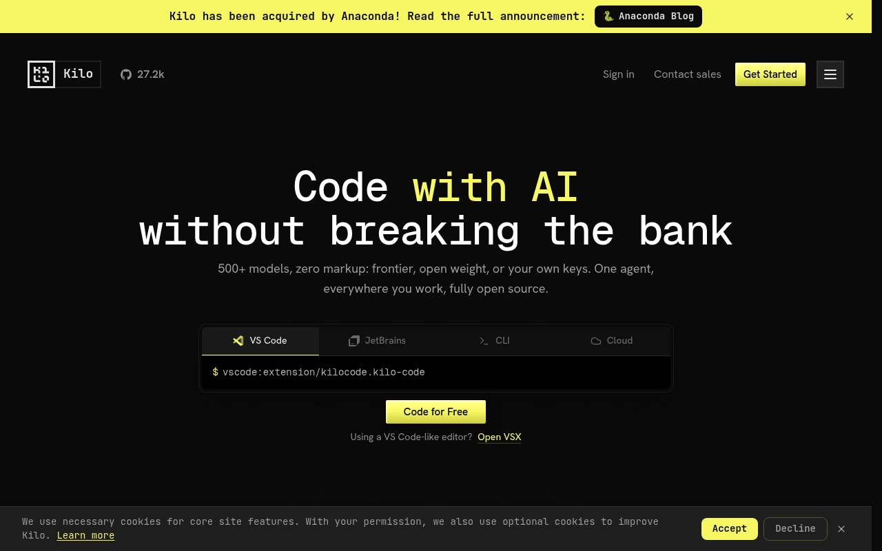 Kilo website