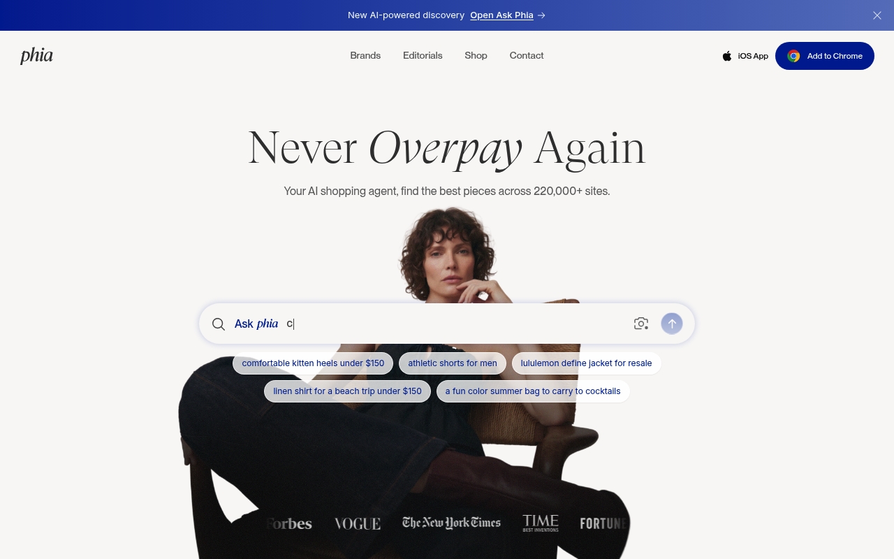 Phia website