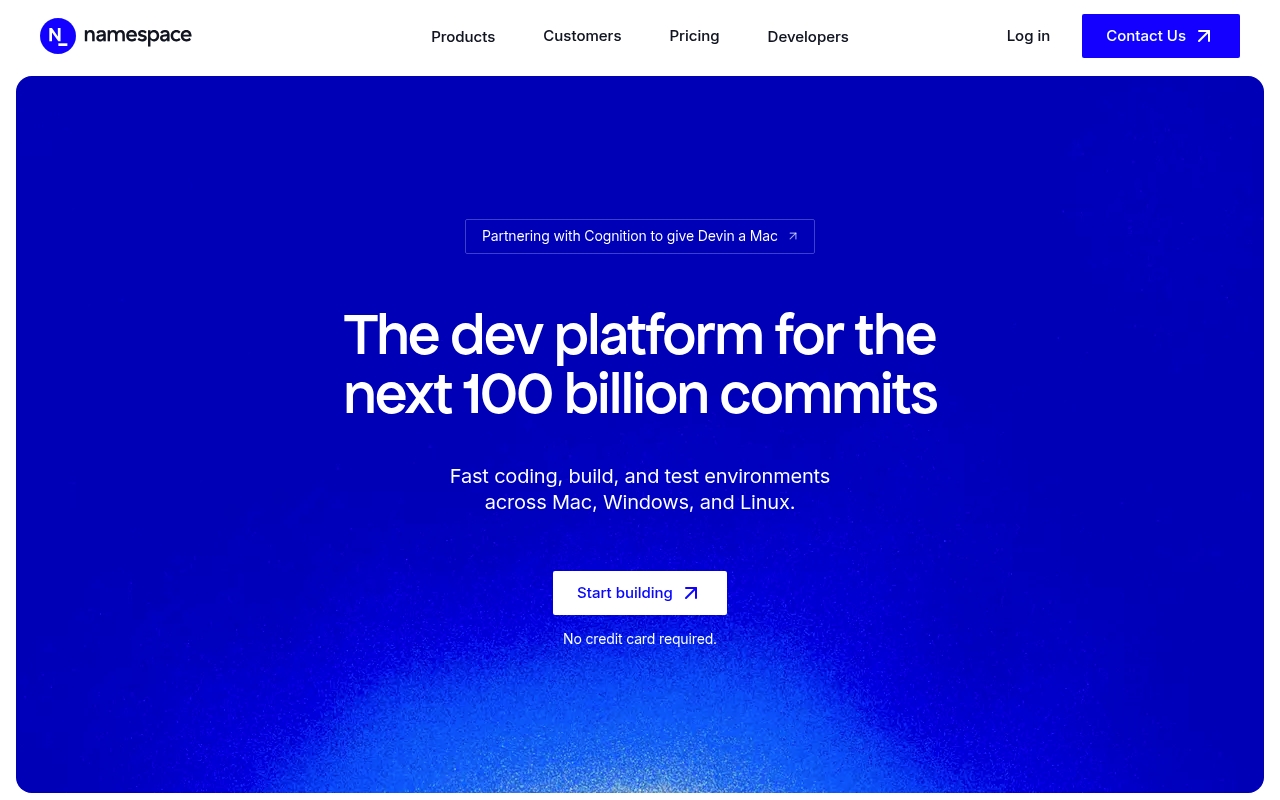 Namespace website