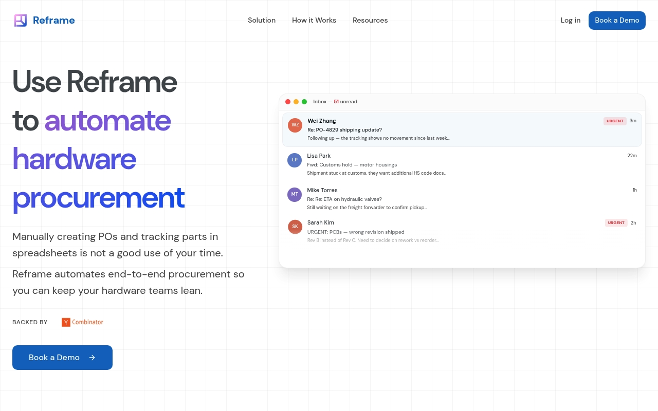 Reframe website